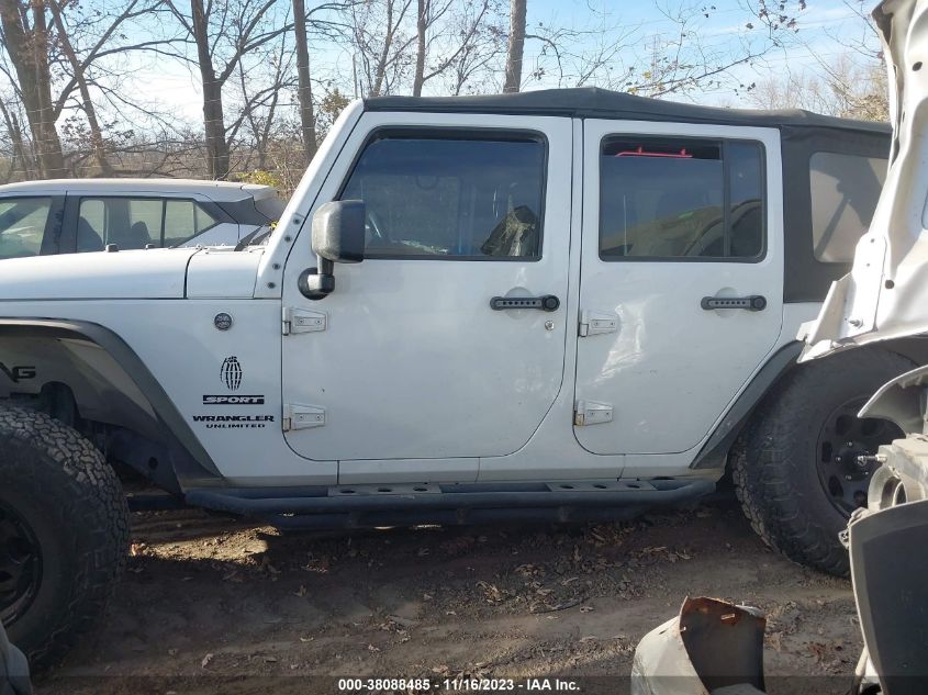 2016 JEEP WRANGLER UNLIMITED SPORT - 1C4BJWDG0GL238360