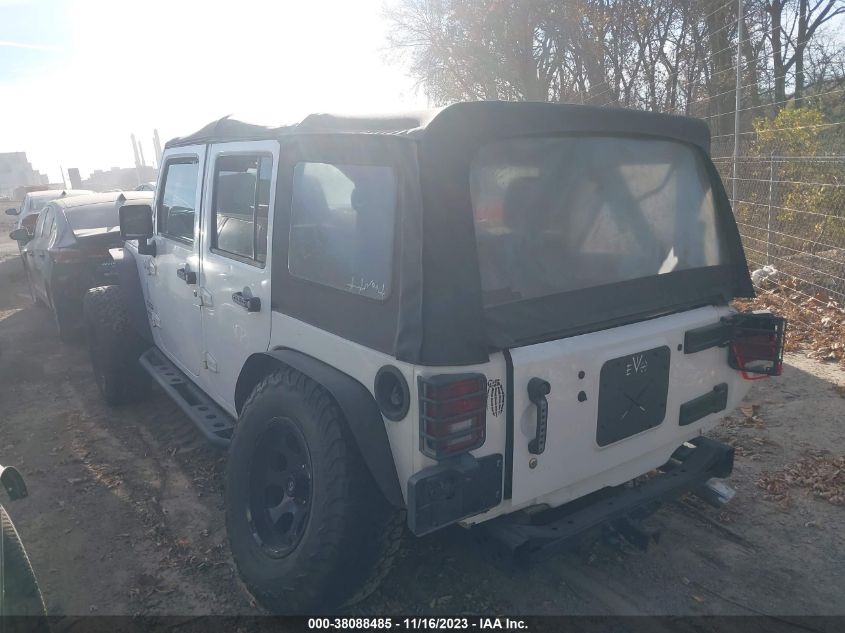 2016 JEEP WRANGLER UNLIMITED SPORT - 1C4BJWDG0GL238360