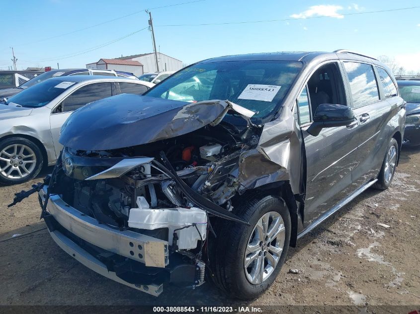 5TDXSKFC6NS070936 2022 TOYOTA SIENNA, photo no. 2