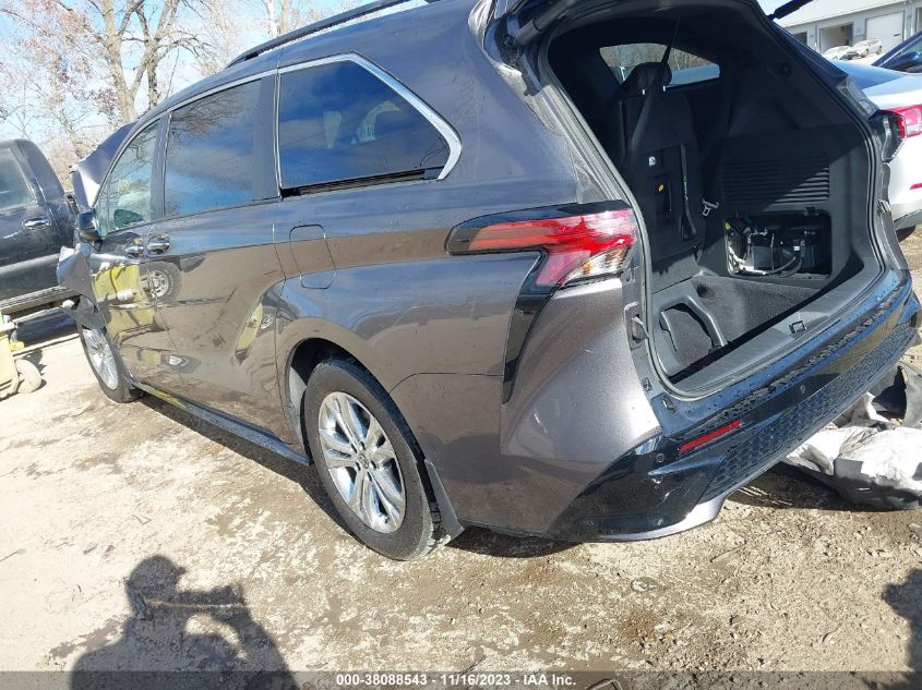 5TDXSKFC6NS070936 2022 TOYOTA SIENNA, photo no. 3