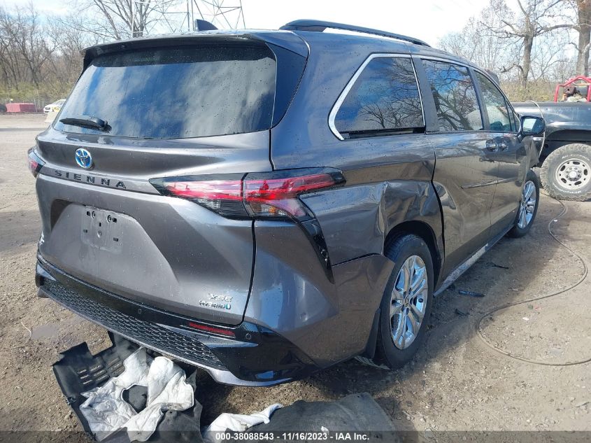 5TDXSKFC6NS070936 2022 TOYOTA SIENNA, photo no. 4