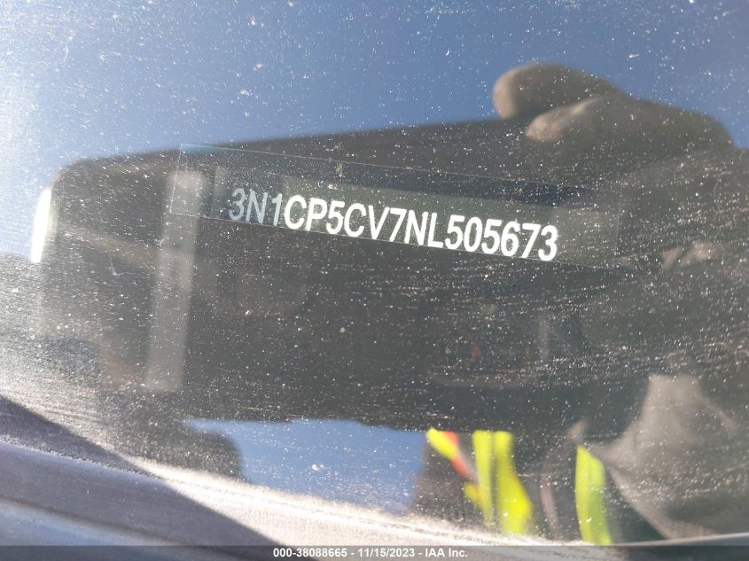 2022 NISSAN KICKS SV - 3N1CP5CV7NL505673