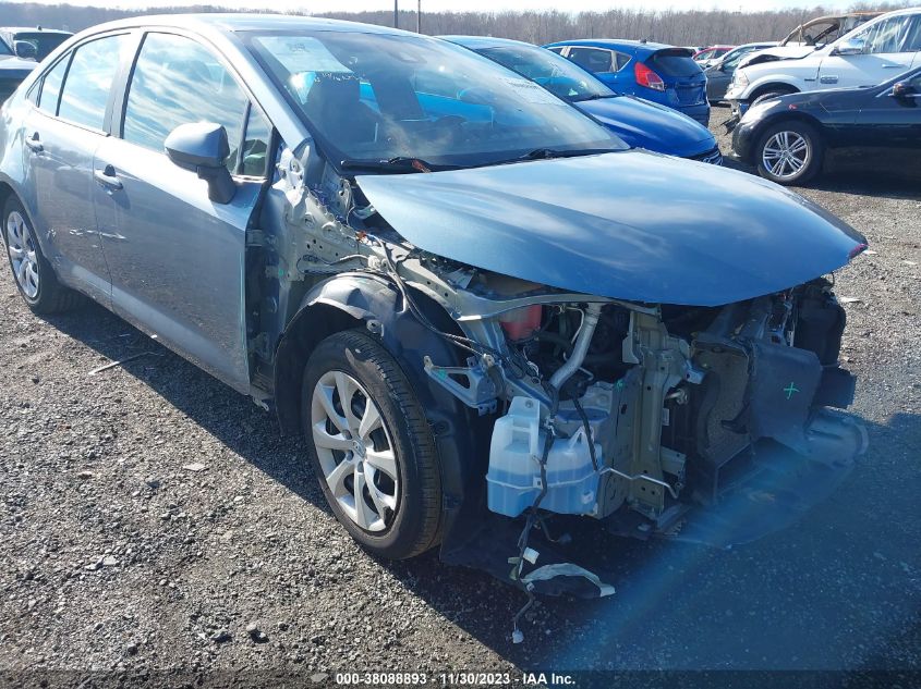 Lot #2523114489 2020 TOYOTA COROLLA LE salvage car