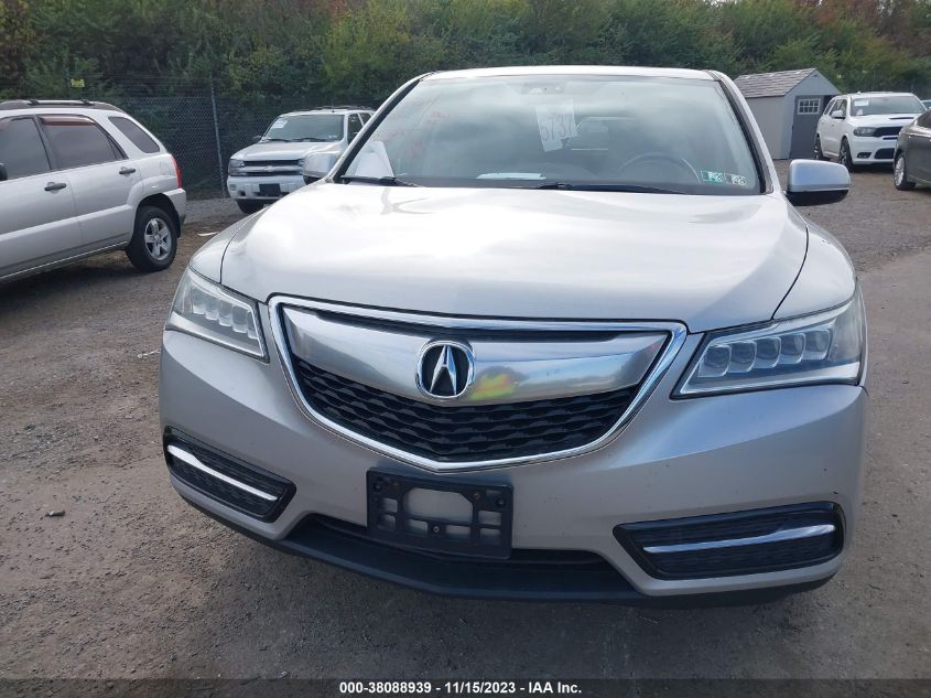 2015 ACURA MDX TECH PKG - 5FRYD4H49FB013392