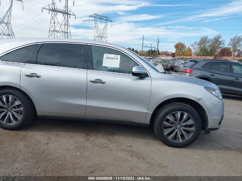 2015 ACURA MDX TECH PKG - 5FRYD4H49FB013392