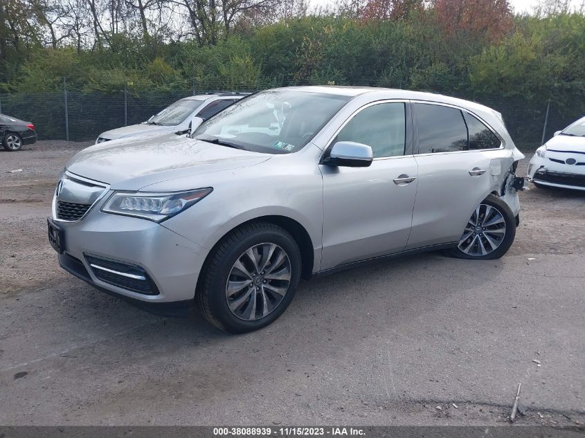 2015 ACURA MDX TECH PKG - 5FRYD4H49FB013392