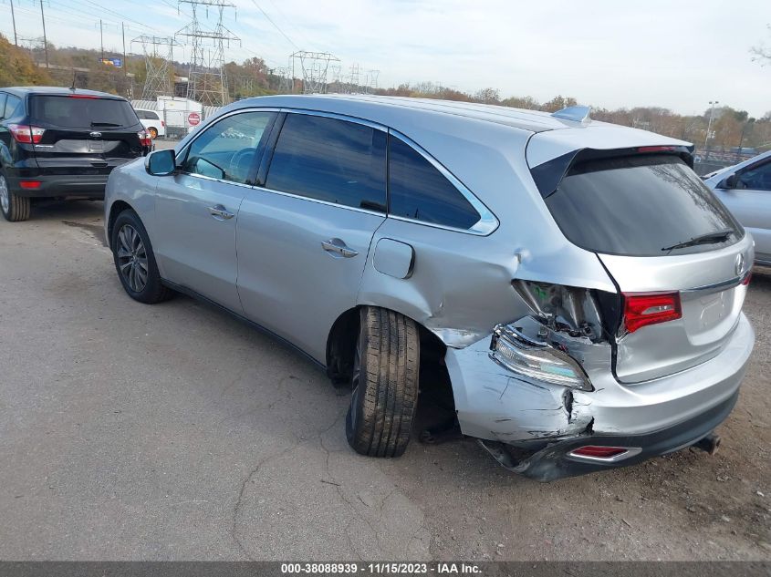 2015 ACURA MDX TECH PKG - 5FRYD4H49FB013392