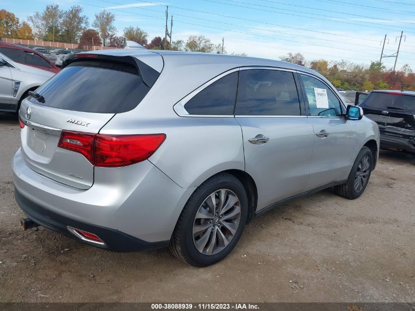 2015 ACURA MDX TECH PKG - 5FRYD4H49FB013392
