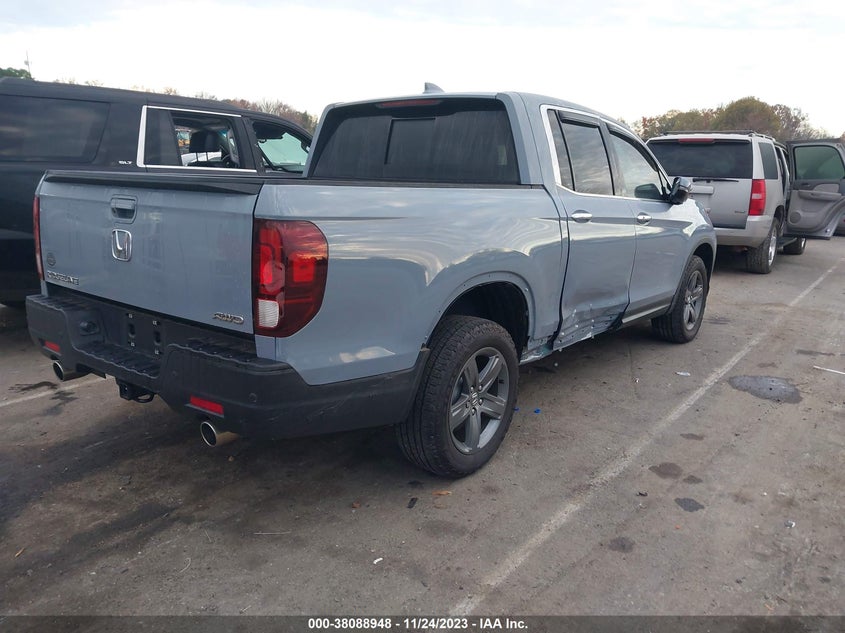 VIN 5FPYK3F74NB036339 2022 HONDA RIDGELINE RTL-E