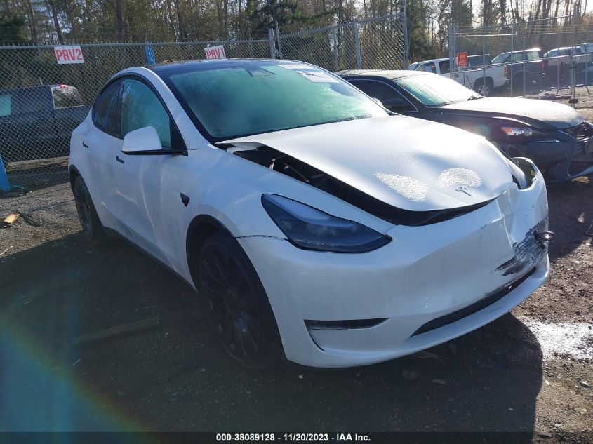 7SAYGDEF8NF409121 TESLA MODEL Y PERFORMANCE DUAL MOTOR 2022