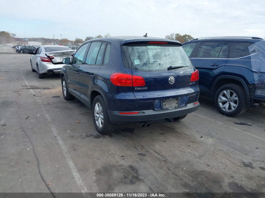 2013 VOLKSWAGEN TIGUAN S/SE/SEL - WVGAV3AXXDW581301