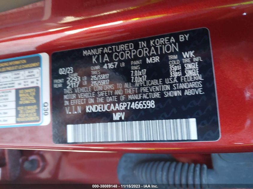 2023 KIA SELTOS S - KNDEUCAA6P7466598