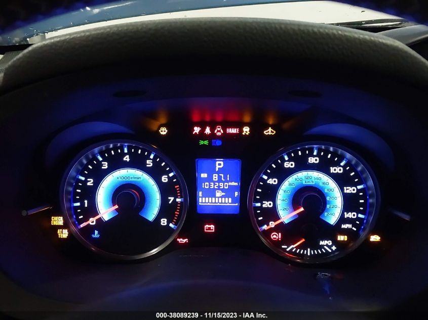 2014 SUBARU XV CROSSTREK HYBRID 2.0I HYBRID TOURING JF2GPBKC8EH227637