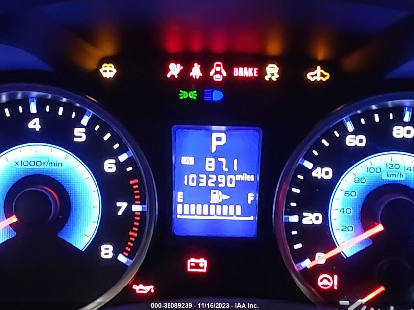 2014 SUBARU XV CROSSTREK HYBRID 2.0I HYBRID TOURING JF2GPBKC8EH227637