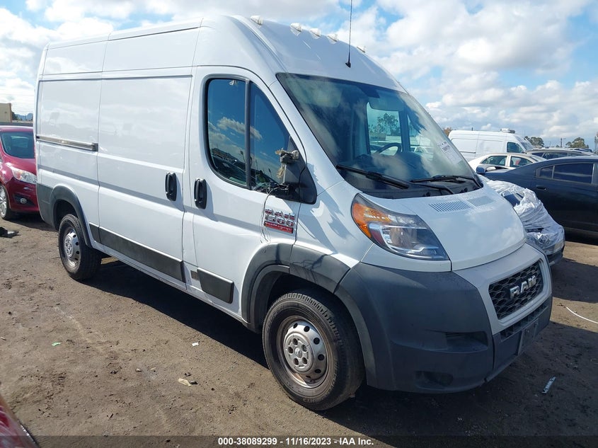3C6TRVBG6KE510557 RAM PROMASTER CARGO VAN 2019