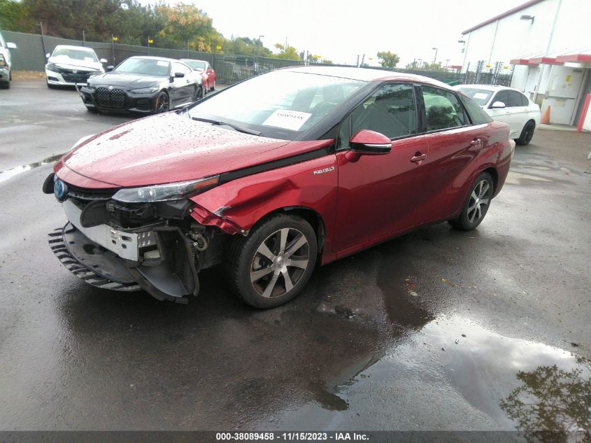 2018 TOYOTA MIRAI JTDBVRBD7JA003892