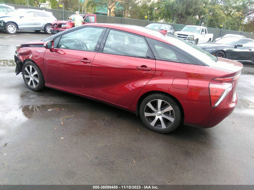 2018 TOYOTA MIRAI JTDBVRBD7JA003892