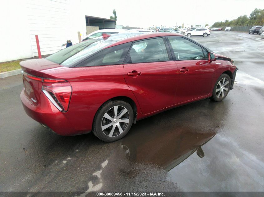 2018 TOYOTA MIRAI JTDBVRBD7JA003892