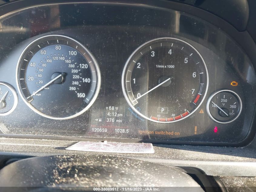 2013 BMW 5 SERIES 528I XDRIVE WBAXH5C5XDD111663
