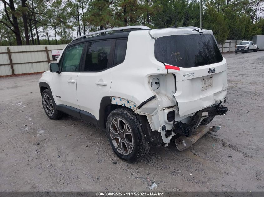 VIN ZACCJADB9HPF51156 2017 JEEP RENEGADE LIMITED