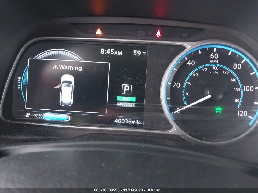 VIN 1N4BZ1CP0LC305178 2020 NISSAN LEAF SV PLUS