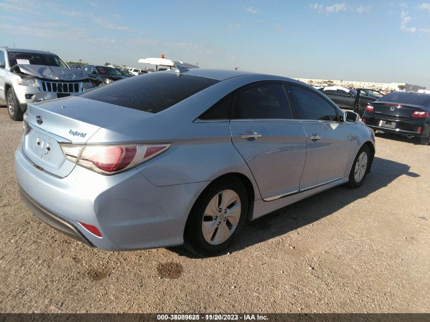 2013 HYUNDAI SONATA HYBRID - KMHEC4A45DA089940