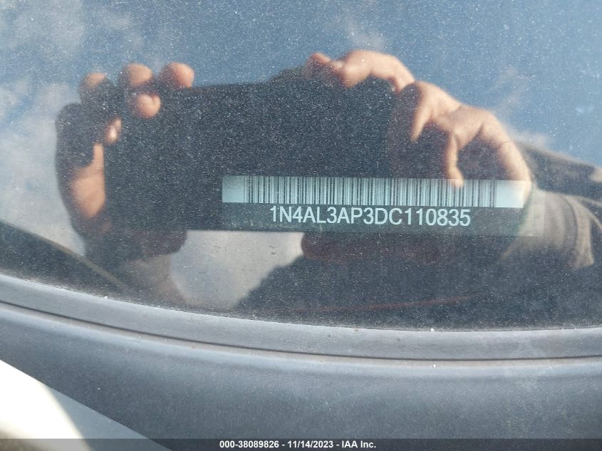 2013 NISSAN ALTIMA 2.5 S - 1N4AL3AP3DC110835