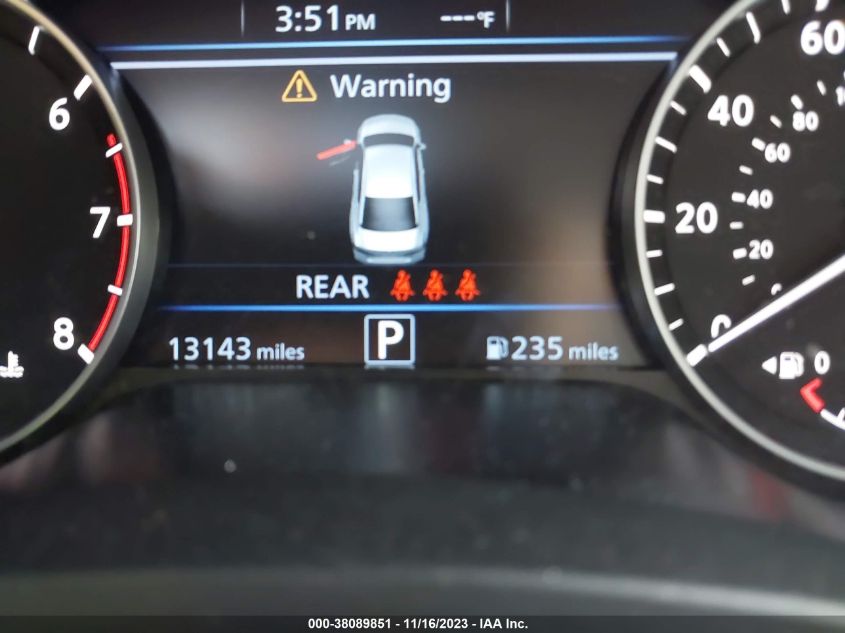 2023 NISSAN ALTIMA SV FWD - 1N4BL4DV3PN342767