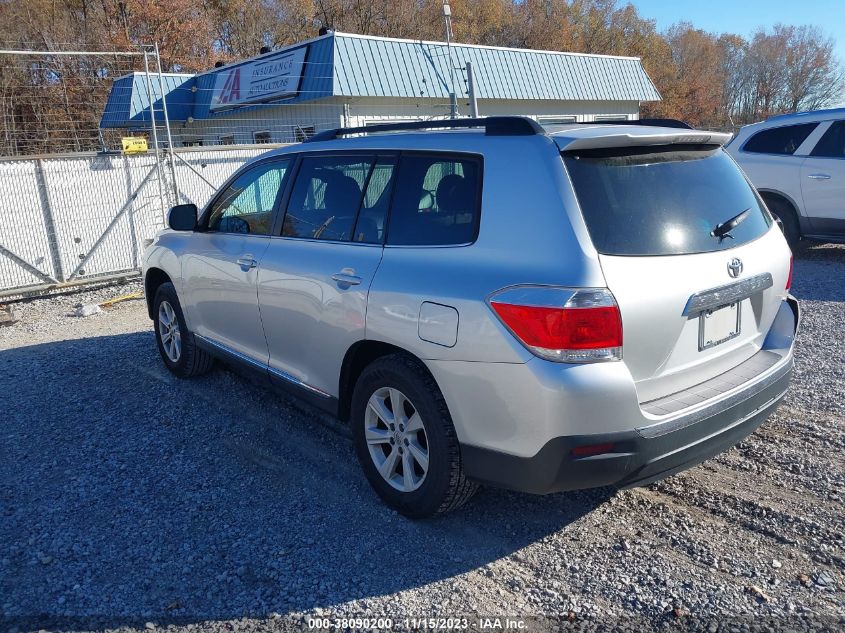 2013 TOYOTA HIGHLANDER BASE PLUS V6 - 5TDZK3EH3DS126521