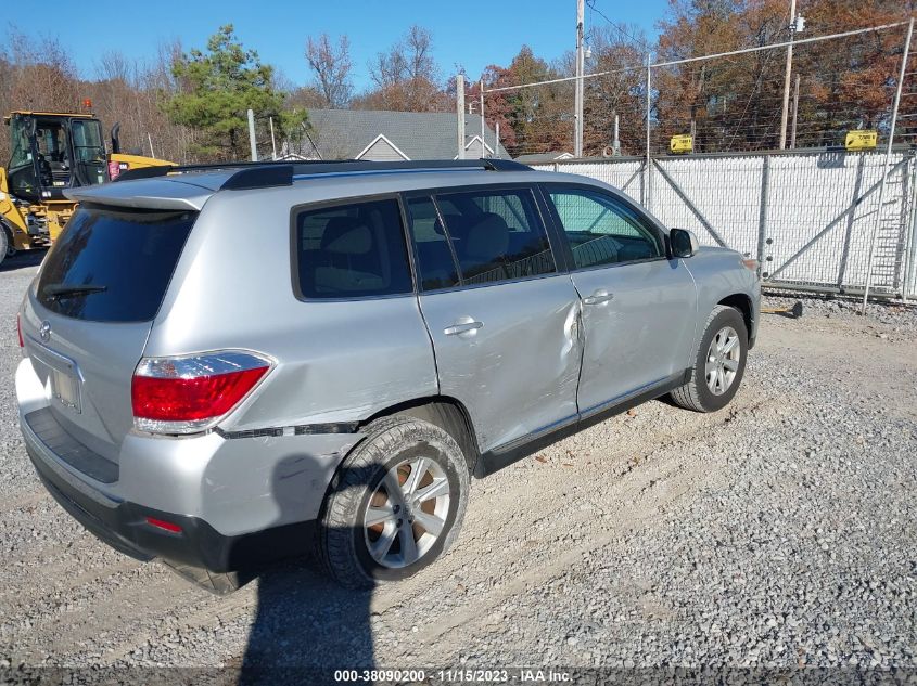 2013 TOYOTA HIGHLANDER BASE PLUS V6 - 5TDZK3EH3DS126521