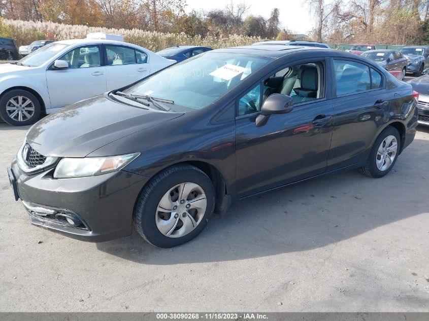 2013 HONDA CIVIC SDN EX - 19XFB2F89DE217153