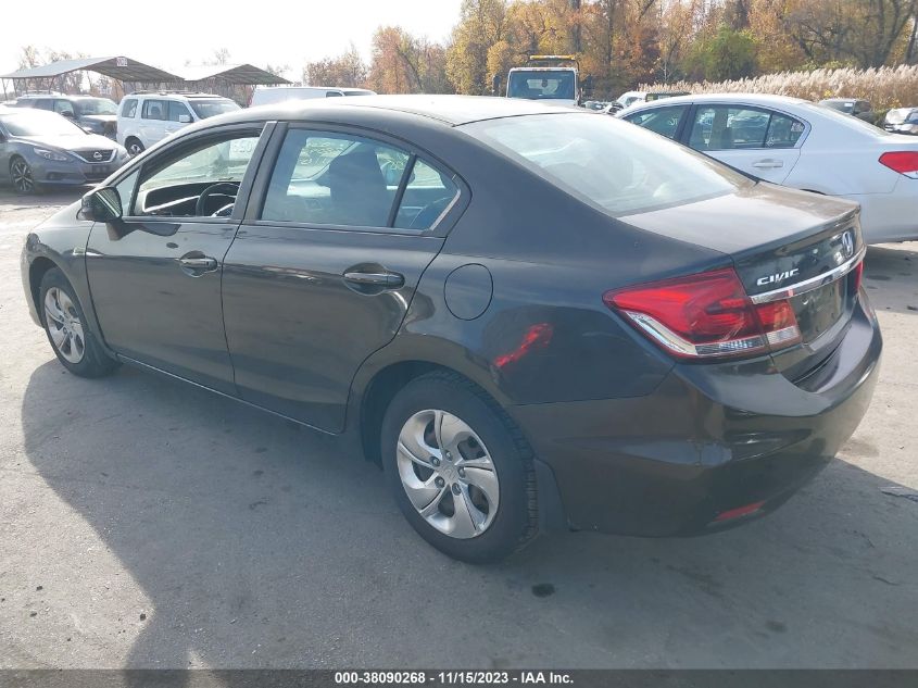 2013 HONDA CIVIC SDN EX - 19XFB2F89DE217153
