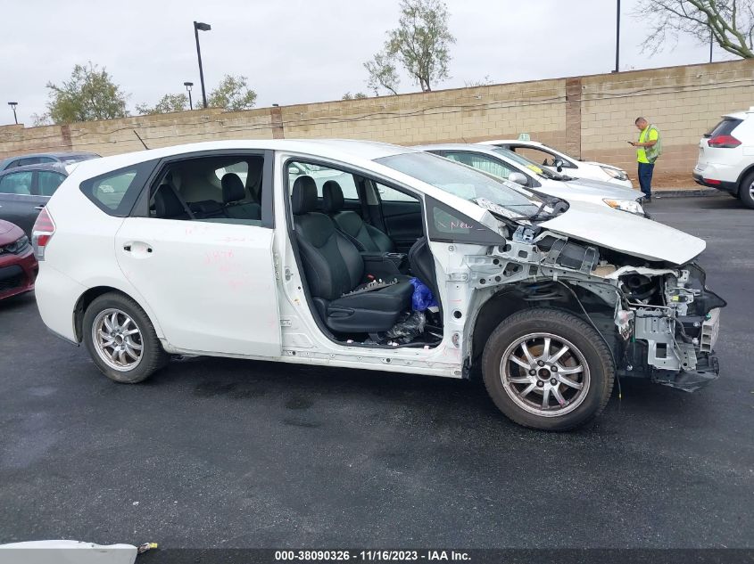 2015 TOYOTA PRIUS V TWO/FIVE/THREE/FOUR - JTDZN3EU0FJ020273