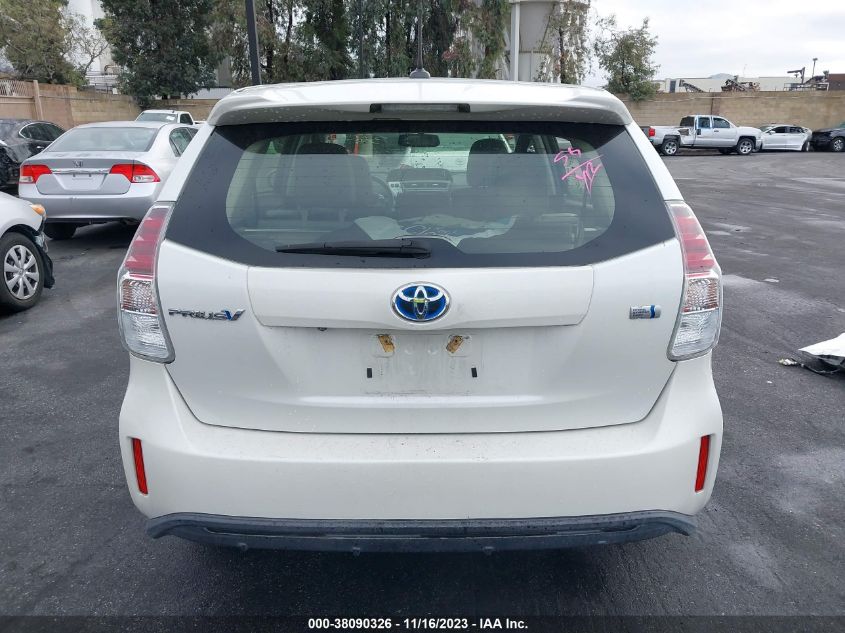 2015 TOYOTA PRIUS V TWO/FIVE/THREE/FOUR - JTDZN3EU0FJ020273