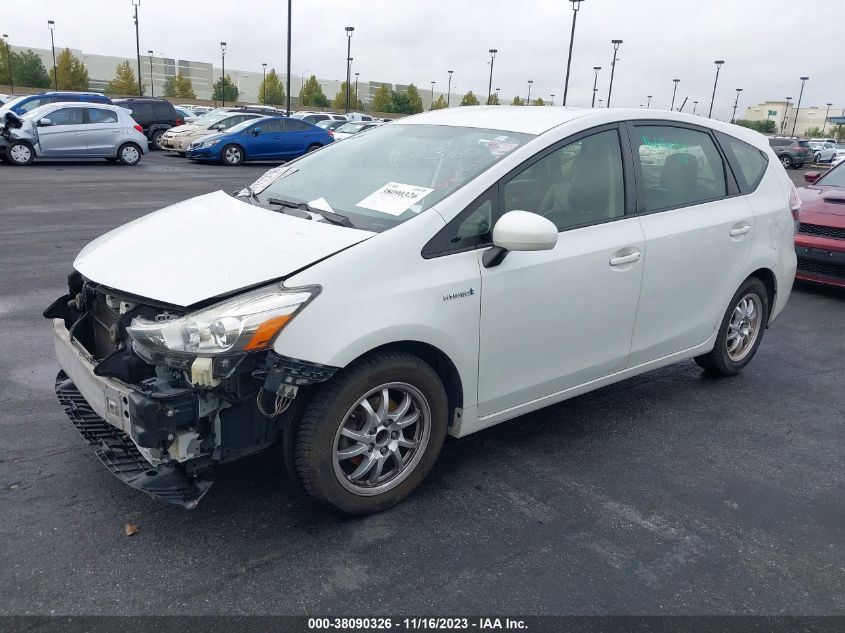 2015 TOYOTA PRIUS V TWO/FIVE/THREE/FOUR - JTDZN3EU0FJ020273