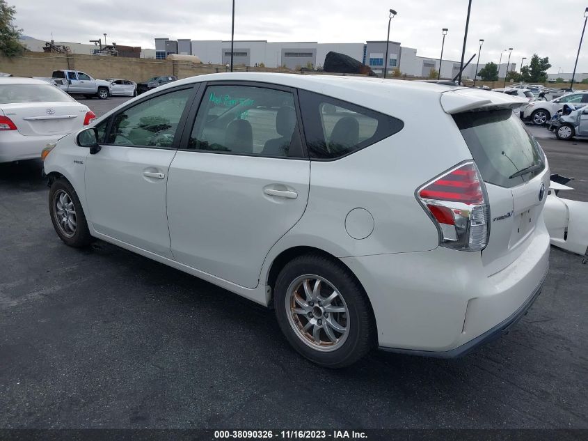 2015 TOYOTA PRIUS V TWO/FIVE/THREE/FOUR - JTDZN3EU0FJ020273