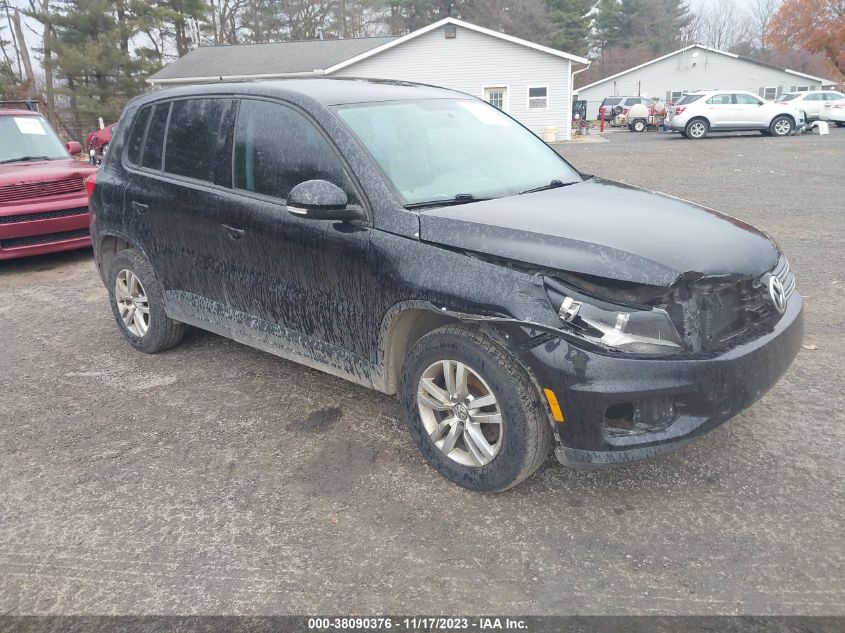 2013 VOLKSWAGEN TIGUAN S - WVGBV3AX9DW560945