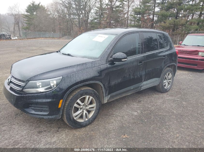 2013 VOLKSWAGEN TIGUAN S - WVGBV3AX9DW560945