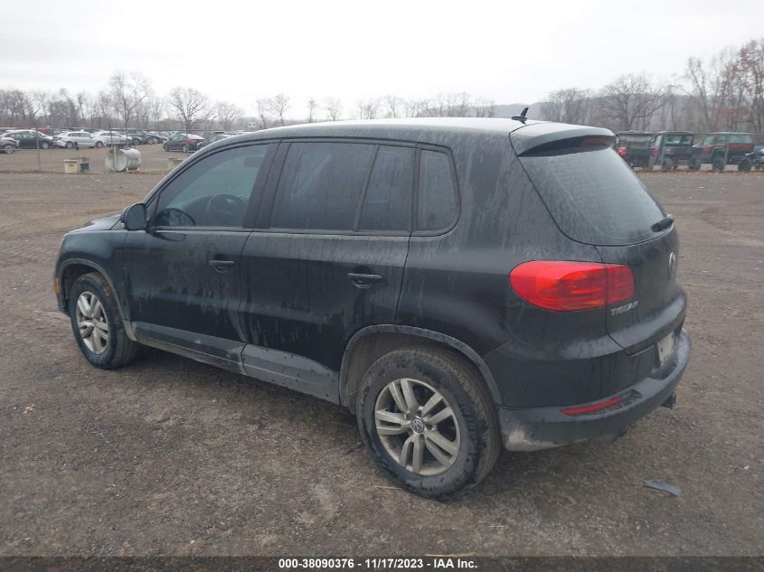 2013 VOLKSWAGEN TIGUAN S - WVGBV3AX9DW560945