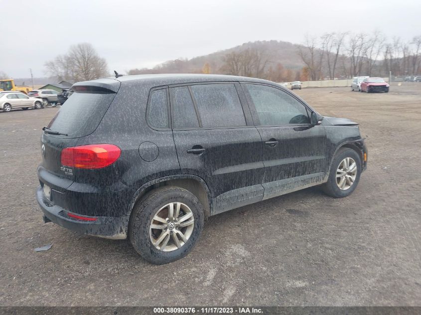 2013 VOLKSWAGEN TIGUAN S - WVGBV3AX9DW560945