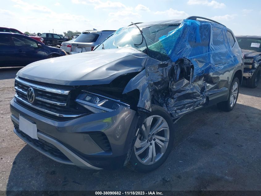 2021 VOLKSWAGEN ATLAS 3.6L V6 SE W/TECHNOLOGY - 1V2KR2CA0MC606335