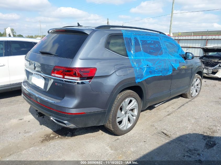 2021 VOLKSWAGEN ATLAS 3.6L V6 SE W/TECHNOLOGY - 1V2KR2CA0MC606335