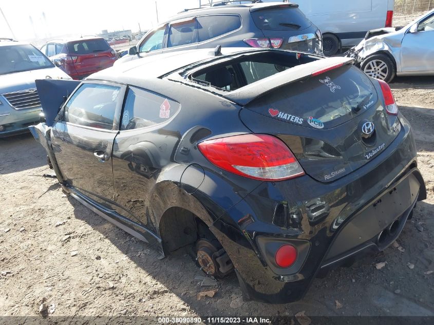 2016 HYUNDAI VELOSTER TURBO - KMHTC6AEXGU253374