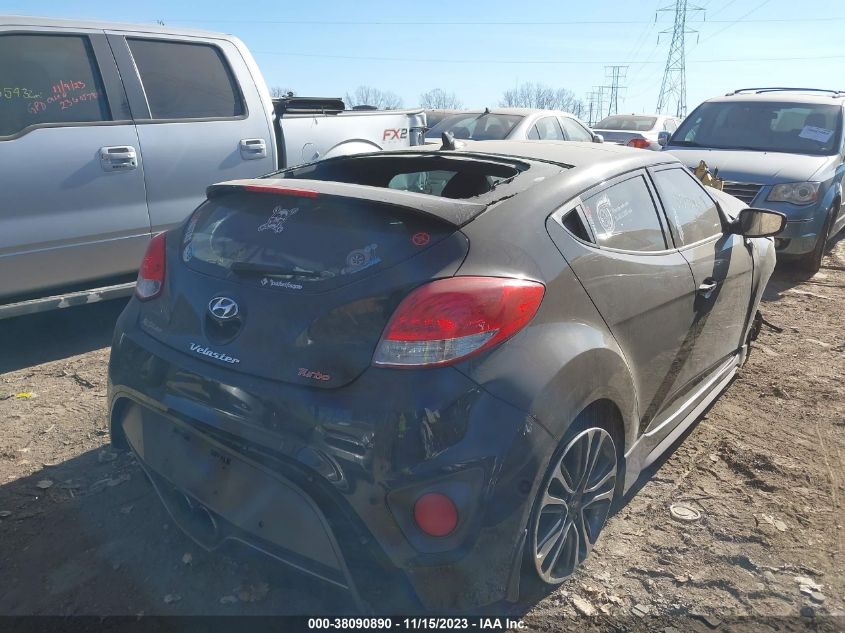2016 HYUNDAI VELOSTER TURBO - KMHTC6AEXGU253374