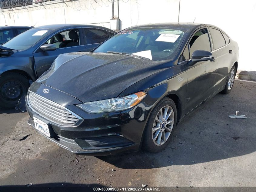 2017 FORD FUSION SE - 3FA6P0H77HR117485