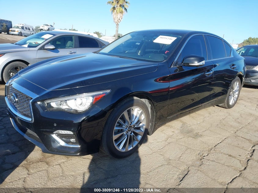 VIN JN1EV7BP4MM701488 2021 INFINITI Q50 3.0T LUXE