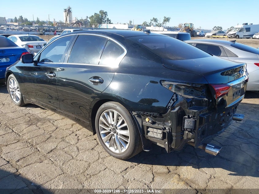VIN JN1EV7BP4MM701488 2021 INFINITI Q50 3.0T LUXE
