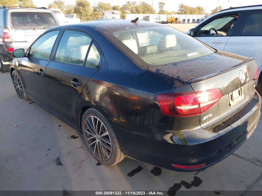 2016 VOLKSWAGEN JETTA SPORT - 3VWD17AJ2GM336140