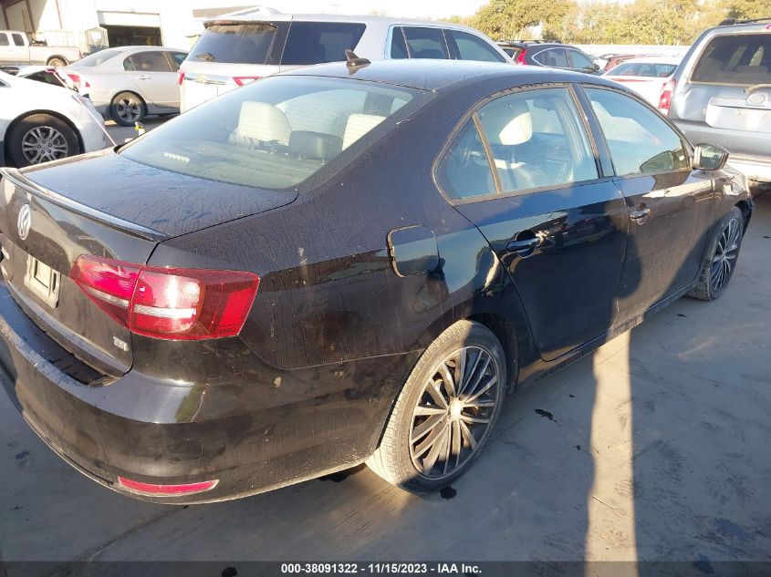 2016 VOLKSWAGEN JETTA SPORT - 3VWD17AJ2GM336140