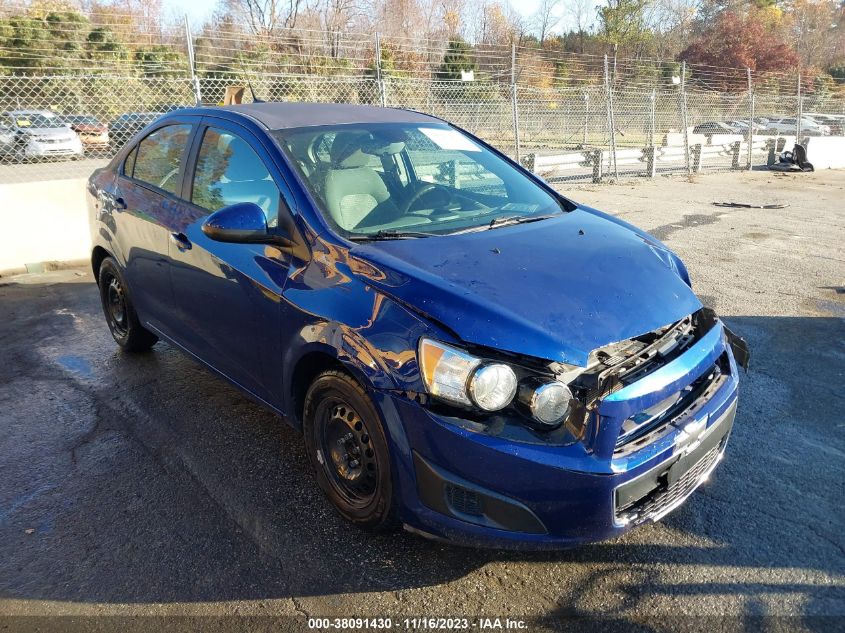 2013 CHEVROLET SONIC LS MANUAL - 1G1JB5SH9D4244350